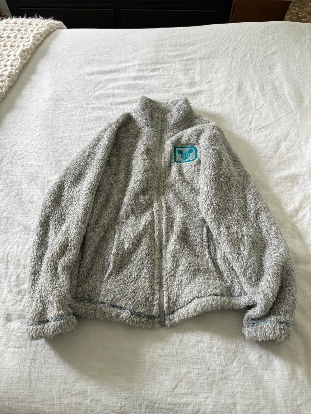 DISNEY Plush Full-Zip Jacket - Gray